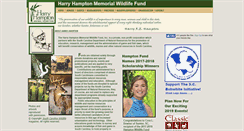 Desktop Screenshot of hamptonwildlifefund.org